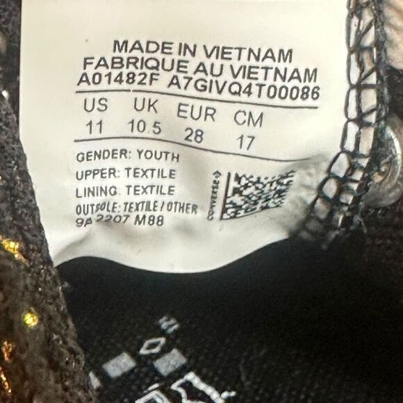 Converse Chuck Taylor All Star CTAS Low PS “Butterfly Shine” Kids Size 11 - Picture 12 of 15